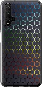 Чехол на Huawei Honor 20 Переливающиеся соты "498u-1697-17620"