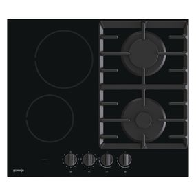 Варильна поверхня Gorenje комбінована (2 газ + 2 склокерам. ) GCE691BSC