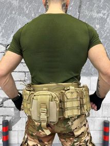 Разгрузочный пояс с Подсумками в комплекте / РПС с системой Molle  Attack койотВТ7500