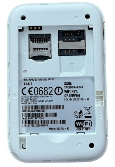 Роутер модем Huawei E5372s-32 4G LTE WiFi для SIM-карти з підтримкою зовнішньої антени | Зображення 3