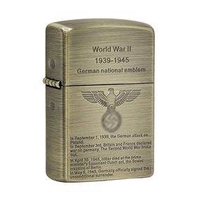 Металлическая Бензиновая Зажигалка Zorro WW 2