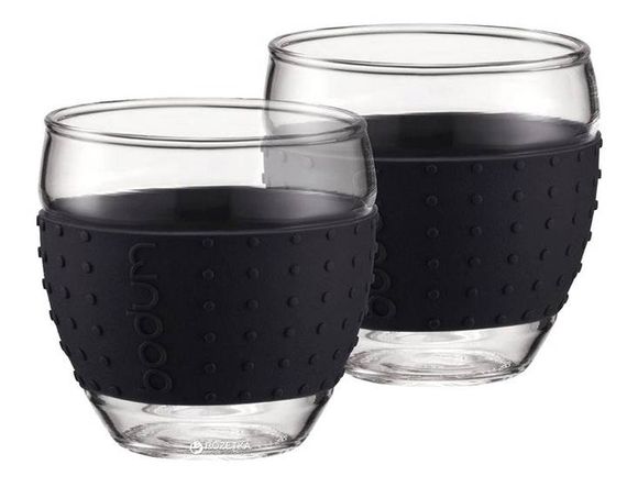 Набір чашок Bodum Pavina 0,35 л 2 шт. Чорний (11185-01) | Зображення 2