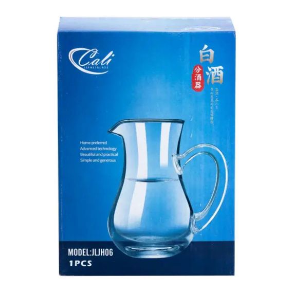 Стеклянный кувшин для напитков 1,2 л прозрачный HP575 | Зображення 2