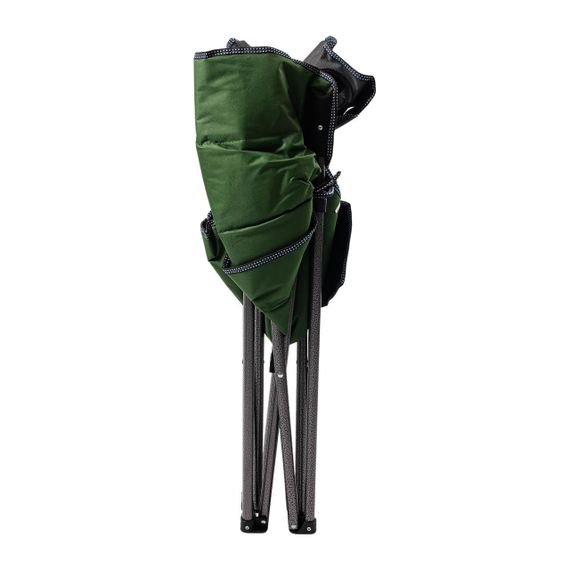 Крісло для риболовлі розкладне туристичне 58х94х95 см складне крісло для для відпочинку на природу Зелене | Зображення 8