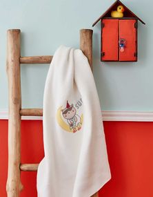 Плед Karaca Home 10404 Туреччина 100*120 см  Бавовна + акрил Білий