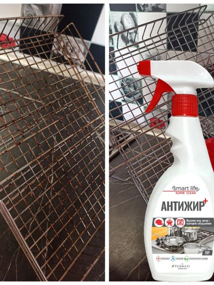 Профессиональное средство для удаления нагара, пригоревших загрязнений и жира Farmasi Smart life Антижир Плюс 500 мл | Зображення 3