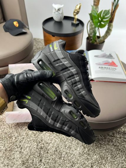 Женские кроссовки Air Max 95 Black Grey , Вьетнам | Зображення 9