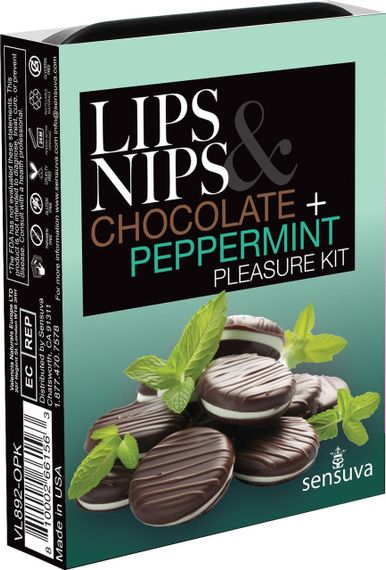 Подарочный набор Sensuva Lips & Nips Pleasure Kit - Chocolate Peppermint 2 x 4г sexstyle