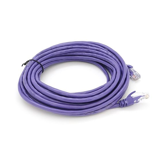 Патч-корд литий RITAR, UTP, RJ45, Cat.5e, 7, 5m, фіолетовий, Cu (мідь) | Зображення 1