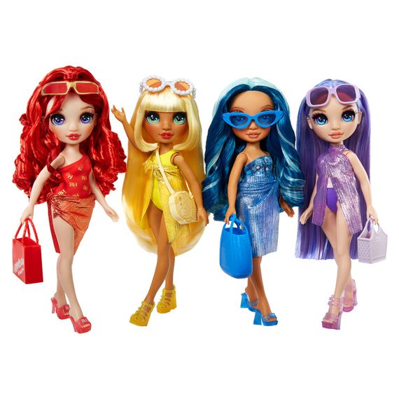 Лялька дитяча Санні Rainbow High 507284 серії "Swim & Style" з аксесуарами | Зображення 7
