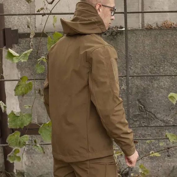 Куртка Soft Shell койот Софтшелл Демісезон | Зображення 6
