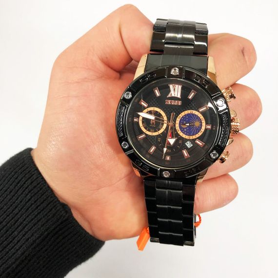 Годинники чоловічі дуже стильні, Сталеві чоловічі кварцові годинники Наручні MX-35 | Зображення 4