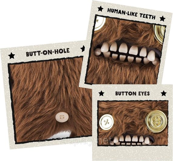 М'яка іграшка Фуглер смішний потворний монстр Чебурашка 23 см Fuggler Grumpy Grumps by Zuru | Зображення 2