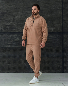 Костюм плюш бежевий M XL