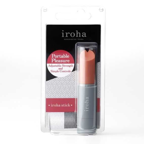 Вібратор-помада IROHA STICK Grey, дискретний міні вібратор для ніжної стимуляції | Зображення 2