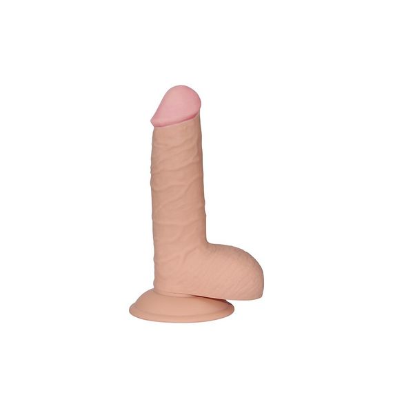 Фалоімітатор LOVETOYS The Ultra Soft Dude, з мошонкою, тілесний, 7.5" / 19 см Sex Aura | Зображення 2