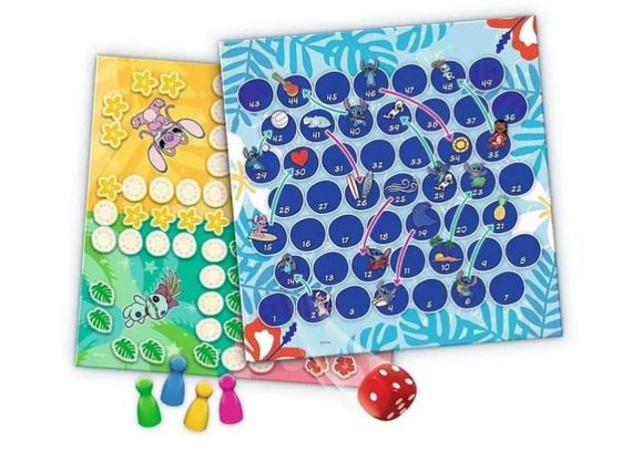 Настольная игра Лудо 2 в 1. Лило и Стич (Ludo 2 in 1: Lilo & Stitch) | Зображення 1