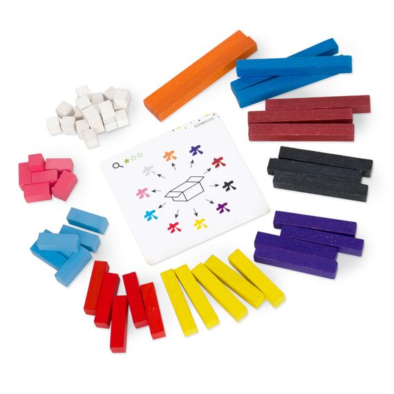 Навчальний набір "Палички для рахунку Кюїзенера" Igroteco 900385, 56 деталей | Зображення 8