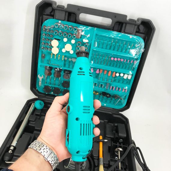 Ручний електричний гравер + гравер Mini 12V з 236 насадками, електричний електричний міні, SA-318 Дриль гравер | Зображення 2