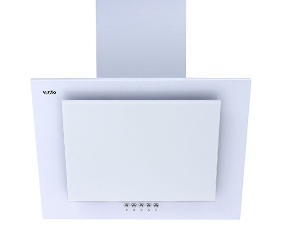 Наклонная вытяжка для кухни белая VENTOLUX FIORE 60 WH (750) PB