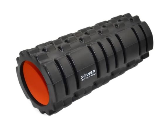 Масажний ролик (роллер) Power System PS-4050 Fitness Foam Roller Black/Orange (33x15см) (PS-4050_Orange) | Зображення 4
