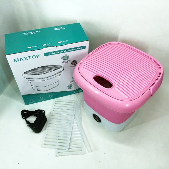 Портативна пральна машина MAXTOP, Міні пральна машина відро для дачі UW-54 | Зображення 8