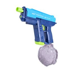 Водяний пістолет Uzi з автоматичною стрільбою до 10 м бак 800 мл лазерний приціл із підсвіткою від 8 років Синій