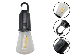 Акумуляторна лампа T02 USB Type-C — аварійне освітлення з карабіно