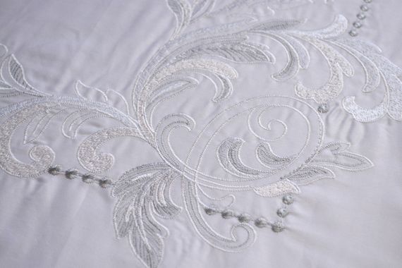 Комплект постільної білизни Issimo  Embroidered Satin 200х220 см Voyant Classic | Зображення 4