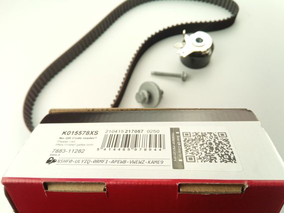 Ремінь ГРМ +ролик Logan 1.5 dCi, Gates (K015578XS) (7701477028) | Зображення 4