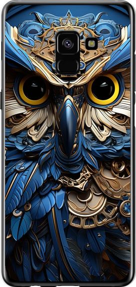 Чехол на Samsung Galaxy A8 Plus 2018 A730F Сова v2 "5649u-1345-17620"