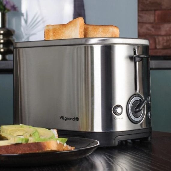 Тостер хороший в подарок ViLgrand VT0928S 950 Вт, Вертикальный тостер для тостов, XR-114 Хорошая тостерница | Зображення 3