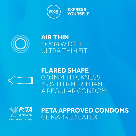 Презервативи 12 SZT. EXS AIR THIN 1 шт | Зображення 1