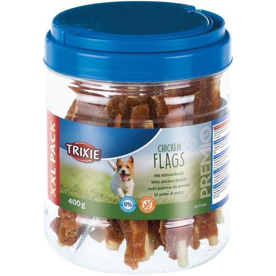 Ласощі для собак з куркою Trixie Premio Chicken Flags, 400 гр