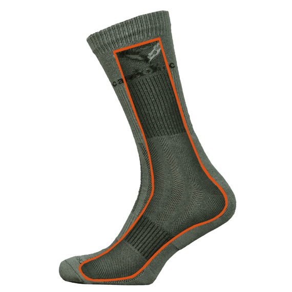 Шкарпетки MidAir Pro+ Хакі (7055), 39-42 43-46 | Зображення 2