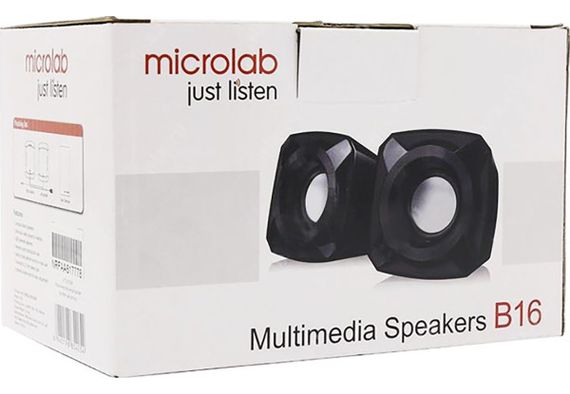 Колонки MICROLAB 2.0 B-16 Black (B-16) | Зображення 5