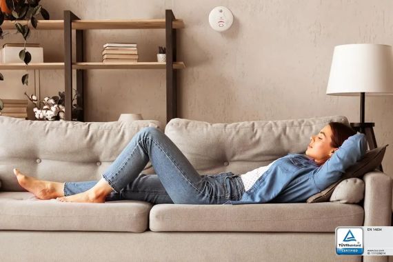 Датчик диму X-Sense SD11 з 10-річною батареєю, LED-індикатором і кнопкою вимкнення звуку | Зображення 5