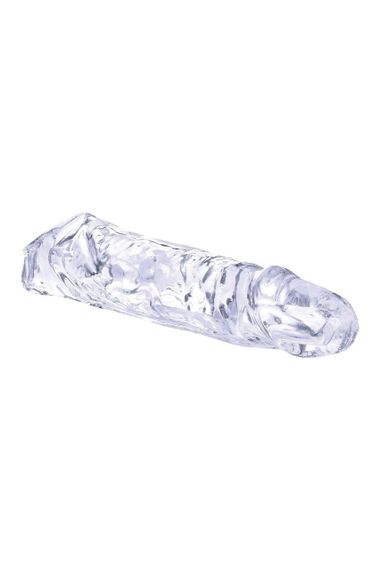 Насадка на пеніс реалістична NMC Ice Crystals Collection з віброкулею та пультом, прозора sexstyle | Зображення 2