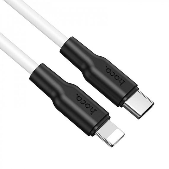 Кабель Hoco X21 Plus Silicone PD 20W Lightning (1m) | Зображення 6