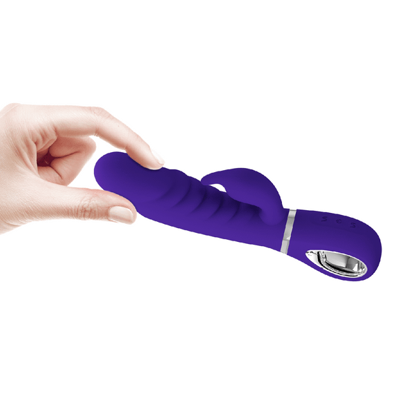 Ребристий вібратор Pretty Love - Prescott Purple, BI-014635-3 Sex Aura | Зображення 2