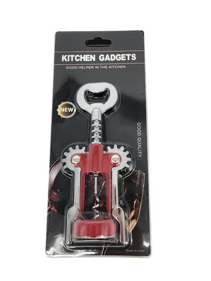 Штопор Kitchen A815/DDF912 15х6.5 см червоний