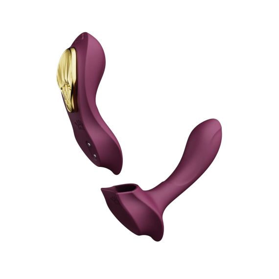 Вібратор в трусики AYA Zalo Velvet Purple на пульті керування Sex Aura | Зображення 2