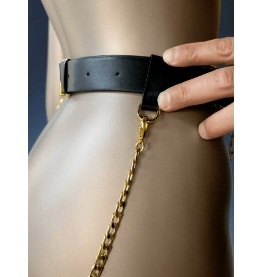 Пояс із золотими ланцюжками Upko Indulge In The Restraints Collection Sex Aura | Зображення 6