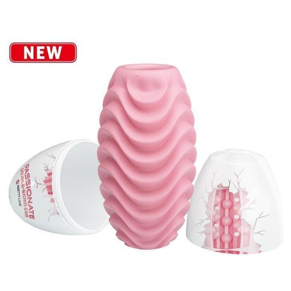 Мастурбатор PRETTY LOVE - Passionate Double-Sided Egg pink Sex Aura