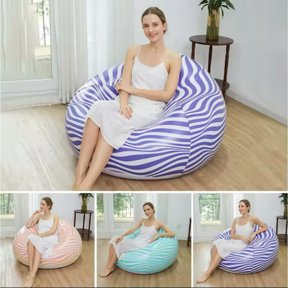 Универсальный диван в полоску - Портативный пуфик Sofa AND XL-1135 | Зображення 2