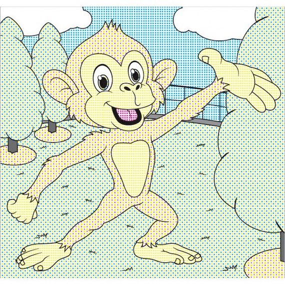 Водные раскраски Волшебная раскраска Зоопарк 756510, 4 картинки | Зображення 4