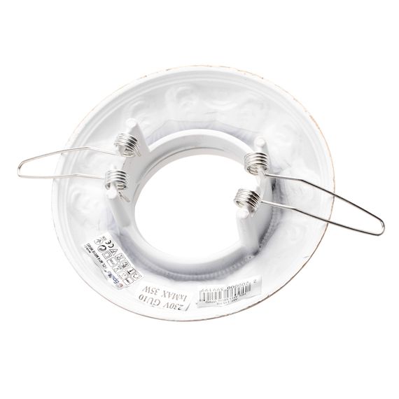 Светильник точечный декоративный HDL-M14 MR16 WH/G | Зображення 1