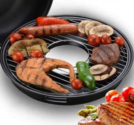 Гриль-газ с крышкой и антипригарным покрытием из нержавеющей стали для плиты Daikens (42623-_427) | Зображення 3