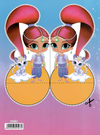 Розмальовка Shimmer and Shine + 114 наліпок KLM2106А Jumbi (6922203545970) | Зображення 5