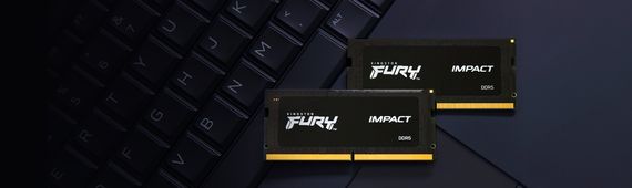Пам&#039;ять ноутбука Kingston DDR5 16GB 5600 FURY Impact PnP KF556S40IB-16 | Зображення 1